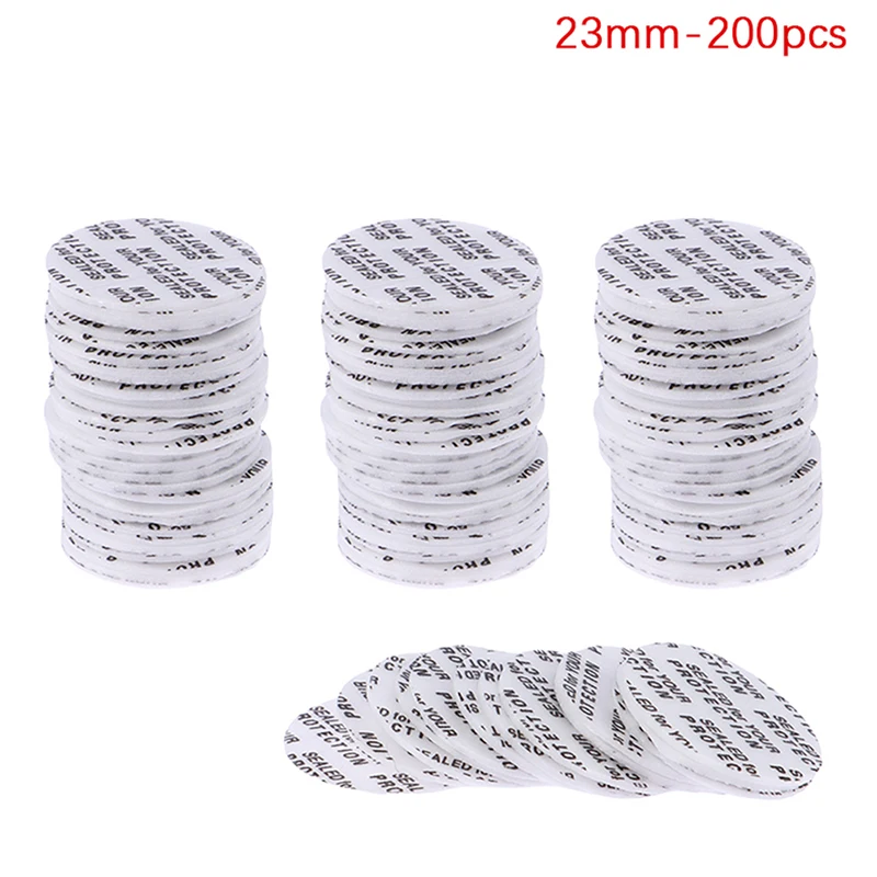 200 Stuks zelfklevende Schuim Drukgevoelige Afdichting Cap Voering Fraudebestendige Afdichtingen Liner Voor Cosmetische Pot Fles Pot 20 MM-82 MM