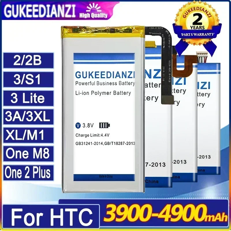 Battery For HTC Google Pixel 3A XL/Pixel 2B Pixel 2/Pixel/For HTC Google 3 XL/Pixel XL/Pixel 3A One M8 One 2 Plus M8x Desire 526