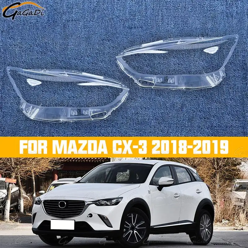 

Абажур автомобильной фары подходит для MAZDA CX-3 CX3 2017 2018 2019, корпус фары, линза фары