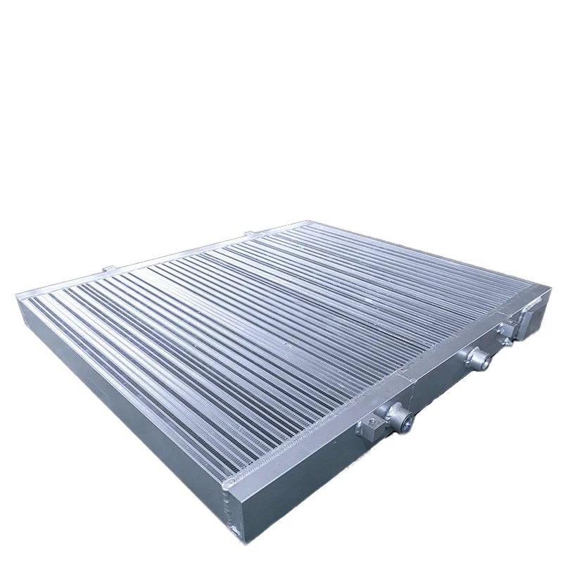 Intimacy Custom Industrial Aluminum Plate Fin Radiator Oil Cooling Air Cooler For Air Compressor Heat Exchanger