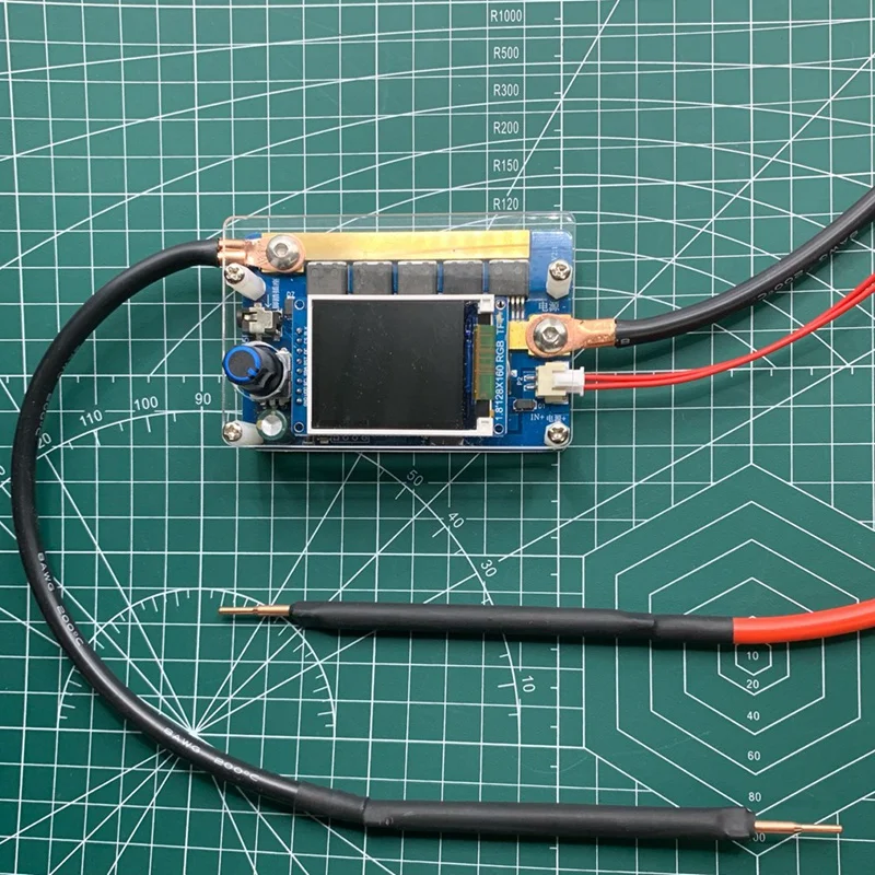 Mini Spot Welder Control Board 7-14V Digital Display Spot Welding Machine DIY 18650 Lithium Battery Control Board-AT64