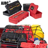 2pcs Plastic Luggage Storage Box Decoration Tool For 1/10 Rc Crawler Axial Scx10 90046 Traxxas Trx4 Trx6 Redcat Rgt Yikong Rc4wd