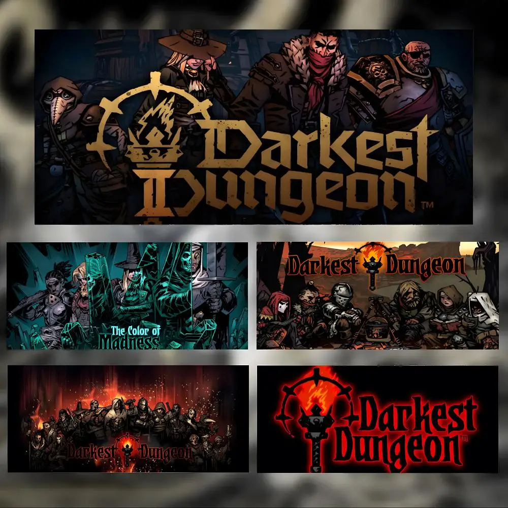 

game tactical D-Darkest Dungeon Mouse Pad Large Thick Desk Pad Stitched Edges Gaming Mouse Mat for PC