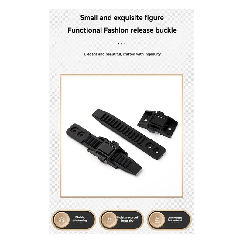 A69X-10Pcs Replacement Retractable Buckle Riding Gear Buckle Ratchet Tatical Adjust Buckle Slide