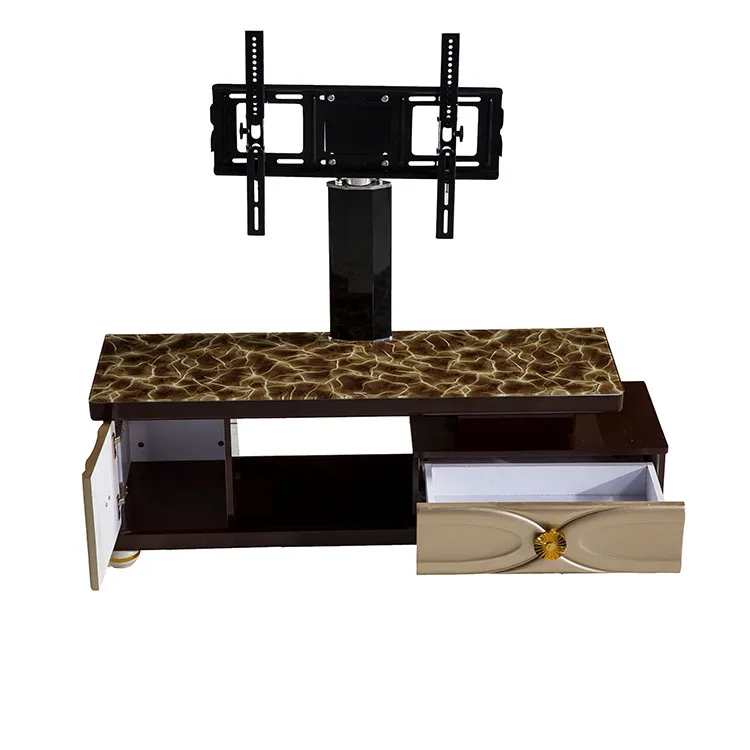 #*China Stylish Luxury New Designs Model Lcd Tv Stand with Built in Speakers for Sitting Room and Home