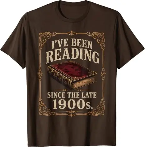Ich habe seit den späten 1900er Jahren gerne gelesen - Lustiges Buchliebhaber-T-Shirt Y2K Vintage Reader Grafik-Spruch-T-Shirt Kleidung für Frauen Männer Geschenk – Detail 8