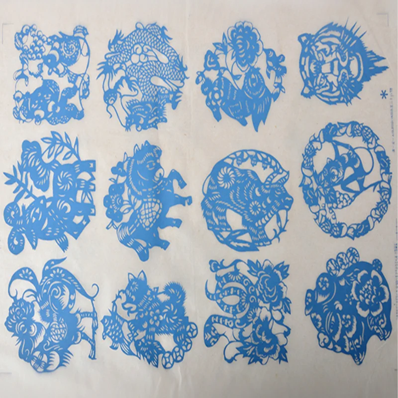 Ceramic Transfer Paper Underglaze Blue and White Decals Medium and High Temperature Underglaze Decals for Ceramics