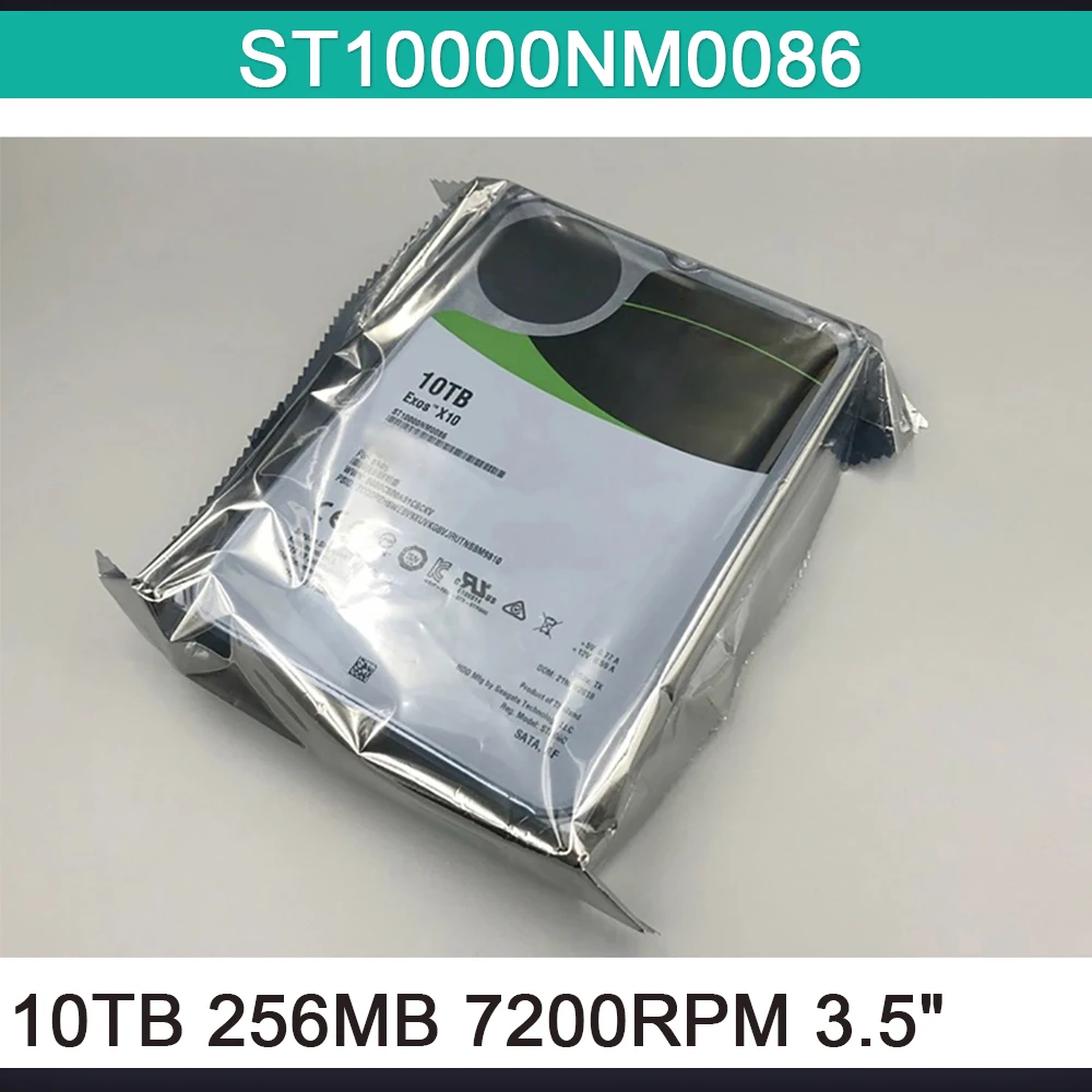 

Для Sea-gate 10 ТБ 256 МБ 7200 об/мин 3,5 "интерфейс SATA жесткого диска Enterprise для серии Exos X10 ST10000NM0086