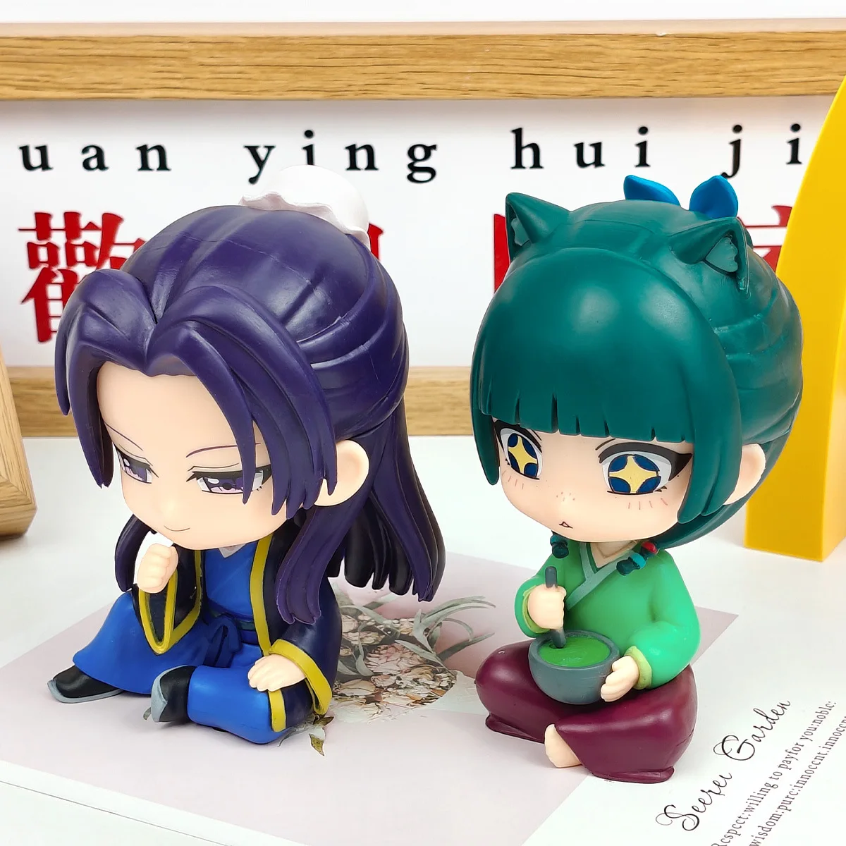 15CM Anime Kusuriya keine Hitorigoto Maomao Figur Renshi Modell Nette Spielzeug Szene Kombination Geschenk Sammlung Action Figur Puppe PVC