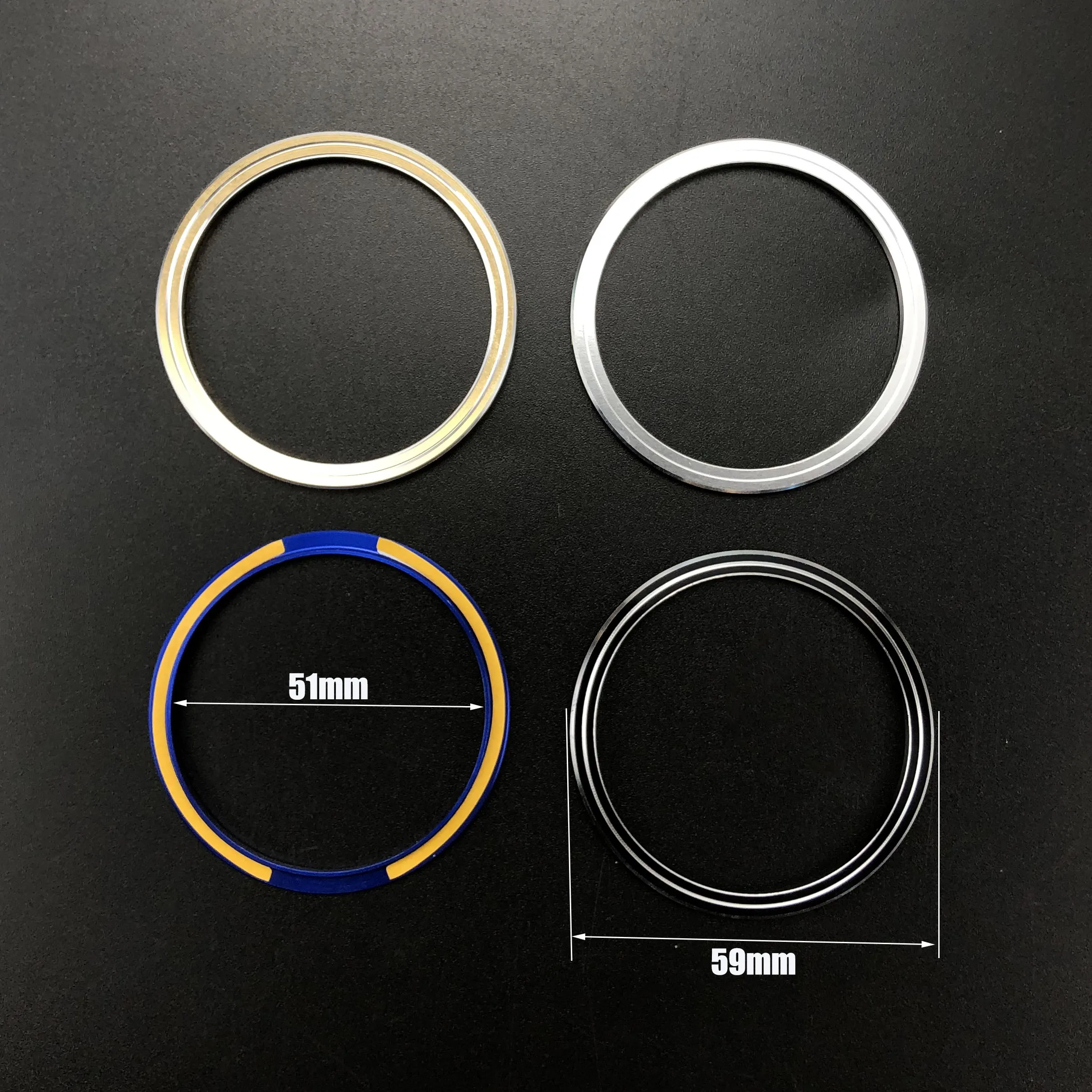 3Pcs/Set Car Styling AC Adjustment Knob Decorative Ring For Subaru Forester Impreza XV Crosstrek WRX Levorg Auto Accessories view 5