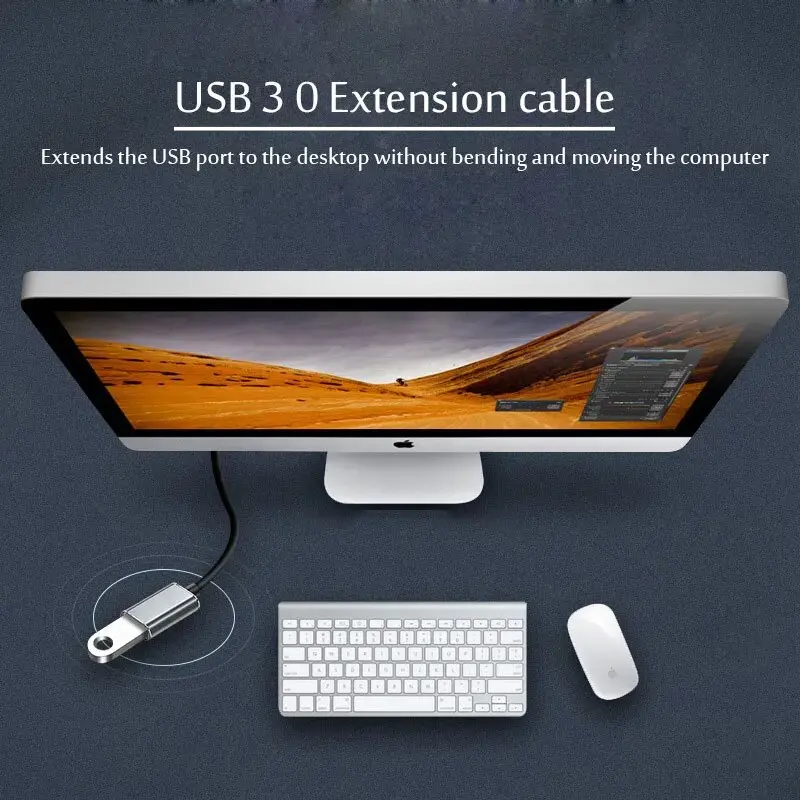 USB3.0 Extension Cable for Smart TV PS4 Xbox One SSD USB to USB Cable Extender Data Cord Mini USB3.0 xtension Cable