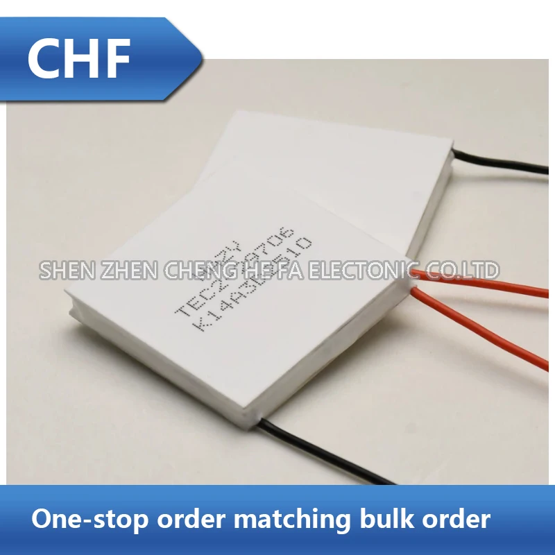 

TEC2-29706 Double-layer DC24V Electronic Semiconductor Cooling Sheet with Large Temperature Difference 50*50mm In Stock