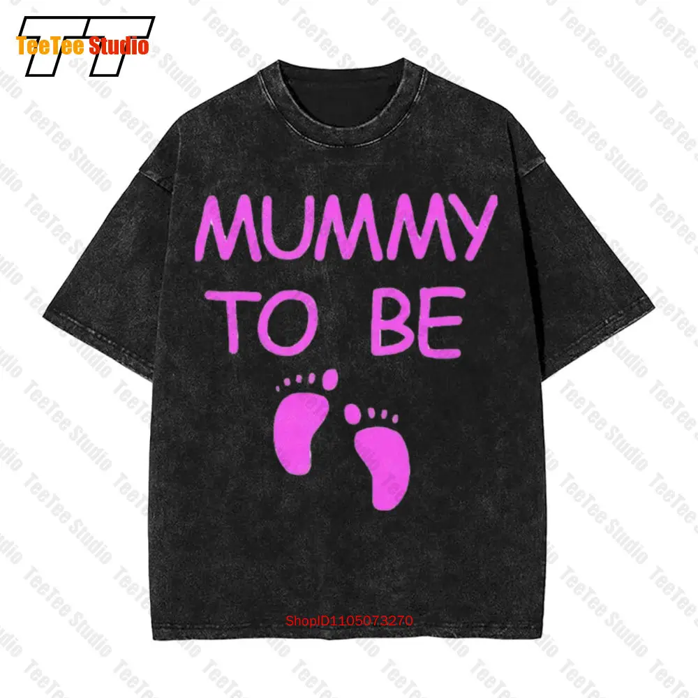 

Винтажная футболка большого размера «Mumia To Be Daddy Dad Present Pregnant Father Mother» CPAG