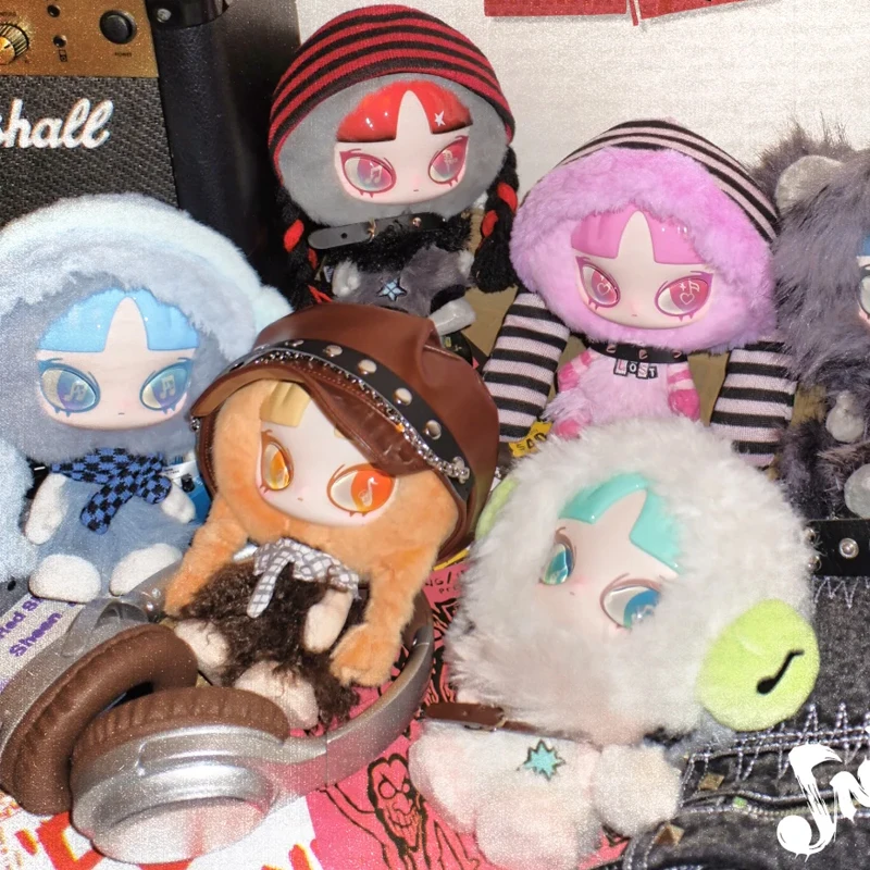 INN PLAY LOUD Series Vinyl Blind Box Lovely Fluffy Anime Figure Mystery Pendant Dolls Surprise Bag Collectible Decor Model Gifts