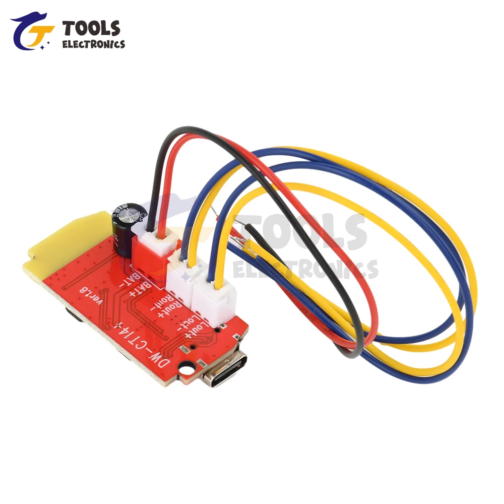 CT14 Mini Digital Audio Amplifier Board 5W+5W Dual Channels Stereo BT Speaker Modification Sound Music Module Type C