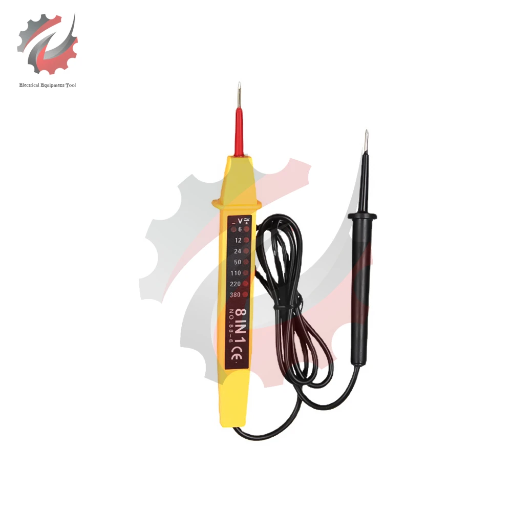 8 In 1 6-380V Voltage Tester Pen Polarity Current Tester Screwdriver Probe Voltage Tools Electrical Voltage Meters Instruments