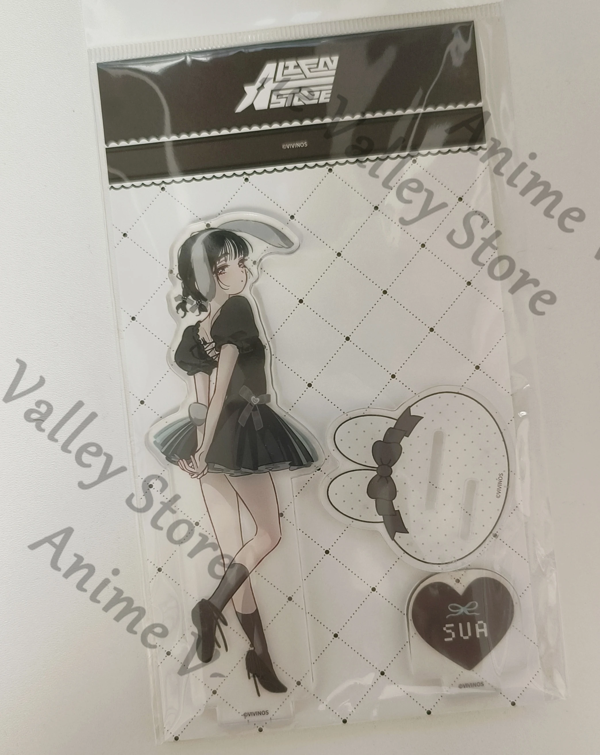 حقيقية الغريبة المرحلة القهوة إيفان لوكا Till MiZi Hyuna Sua أنيمي تأثيري الاكريليك الشكل حامل الكرتون الدائمة علامة هدية عيد الميلاد #6