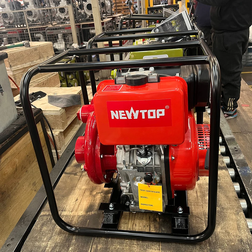 3 Inch Cast Iron High Pressure Diesel Water Pump 4 Stroke 420cc for Farm Irrigation Flood Control Drainage Wholesale
