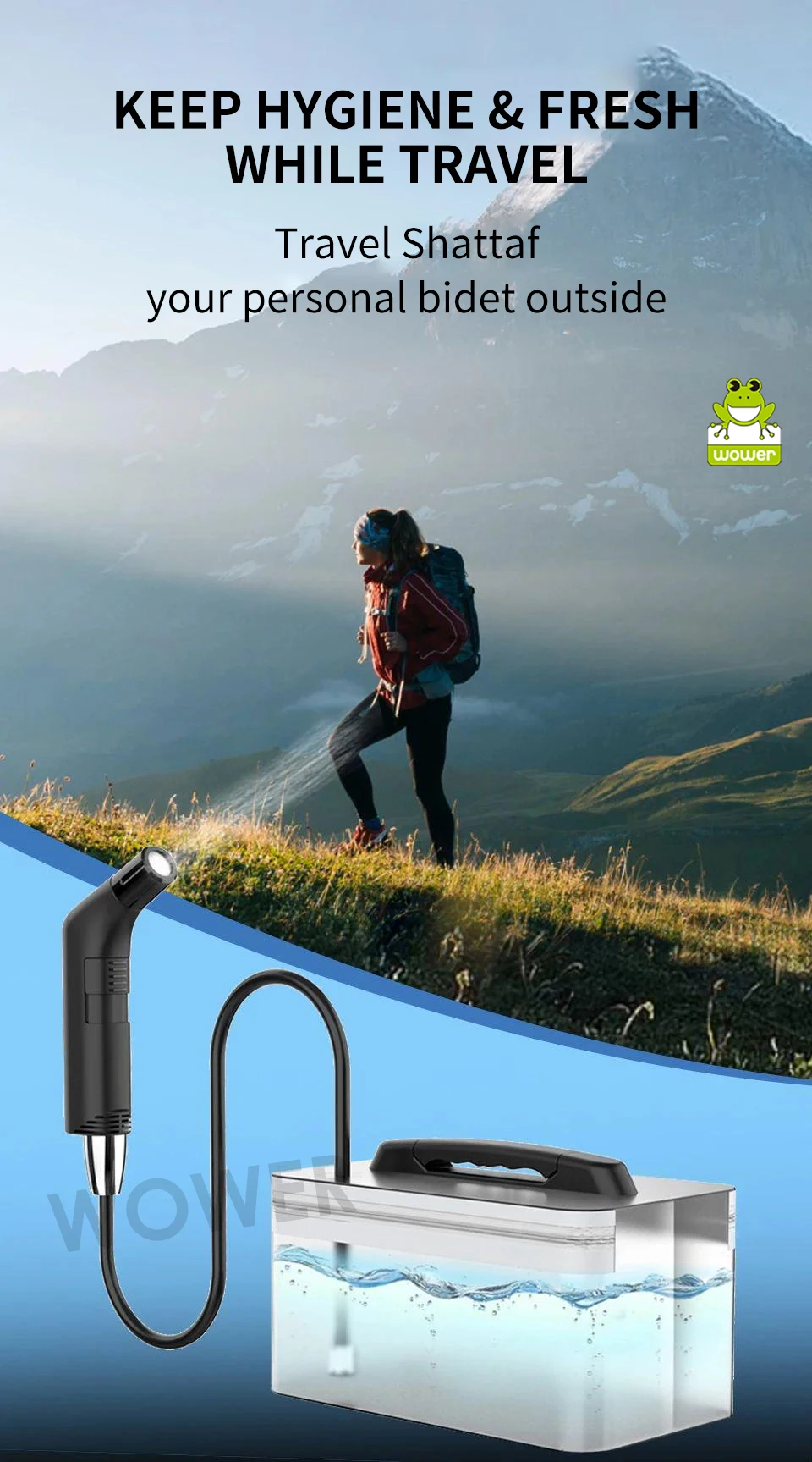 Wower Portable Electric Bidet Image 2