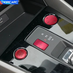 Car Handbrake Gear Shift Panel Buttons Decoration Cover Trim For Audi A3 8Y 2021-2022 Engine Start Button Sticker Interior
