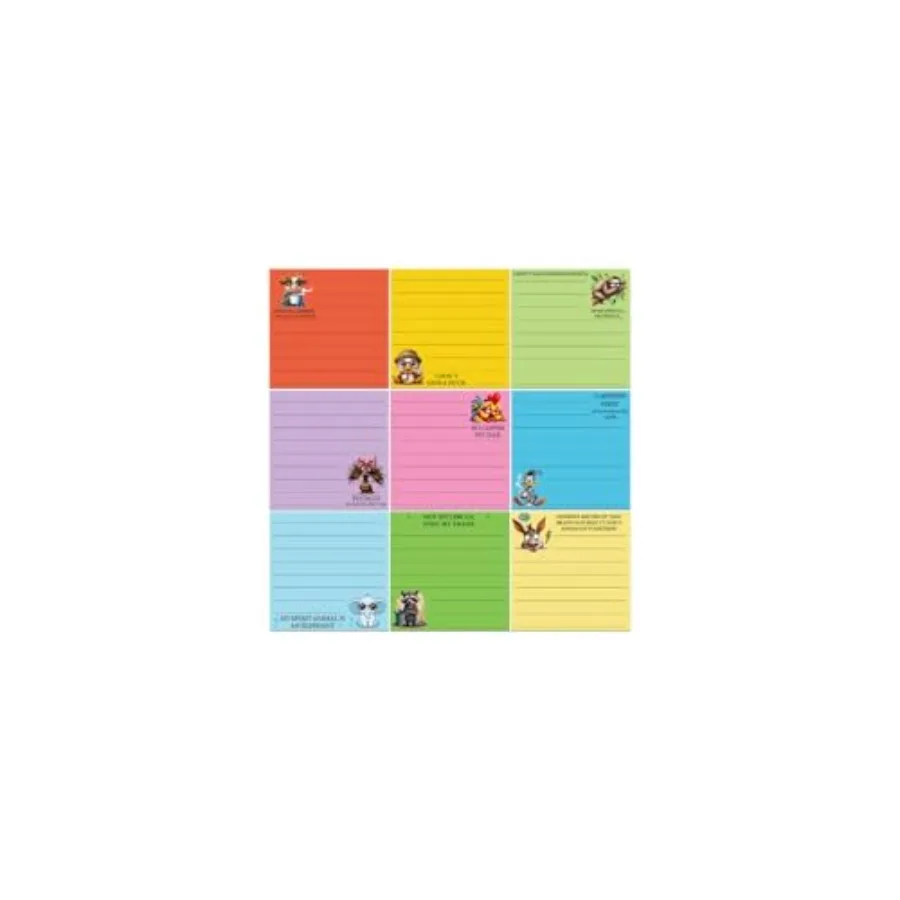 

Gifts Sticky Notes - 9 Pack Notepads for Work, Fun Sarcastic Self-Stick Memo Pads for Coworkers, Office Supplies School Station