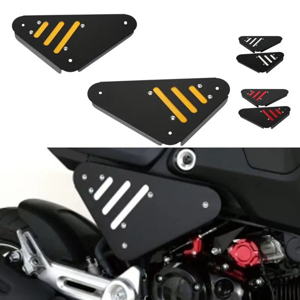 

For Honda MSX Grom 125 JC92 MSX125 MSX 125 JC 92 Moto Aluminum Rear Seat Under Side Guard Board Cover Frame Set Accessories