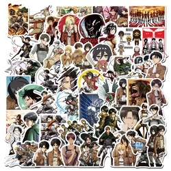 50pcs Attack on Titan Graffiti sticker Suitcase Laptop Sticker Waterproof Decoration Sticker Supplies