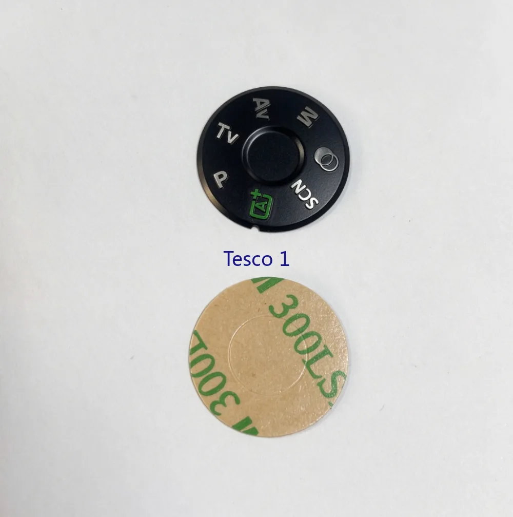 New For Canon EOS 850D Camera Top Mode Dial Button Cap Plate Label Cover Repair Replacement Part