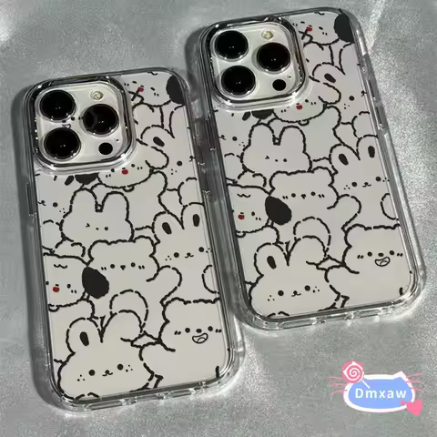 For Tecno Pop 10 9 Camon 30S 20 12 Pro Pova 7 Pro Ulta 6 Neo infinix Smart 5 Hot 8 Lite Phone Case Puppy Bear Cat Rabbit Cover