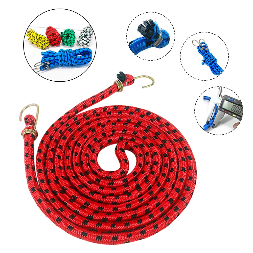 For Road Trips Blue Bungee Strap Ropes Extra Long Bungee Elegant Appearance Excellent Stretchability Multiple Uses