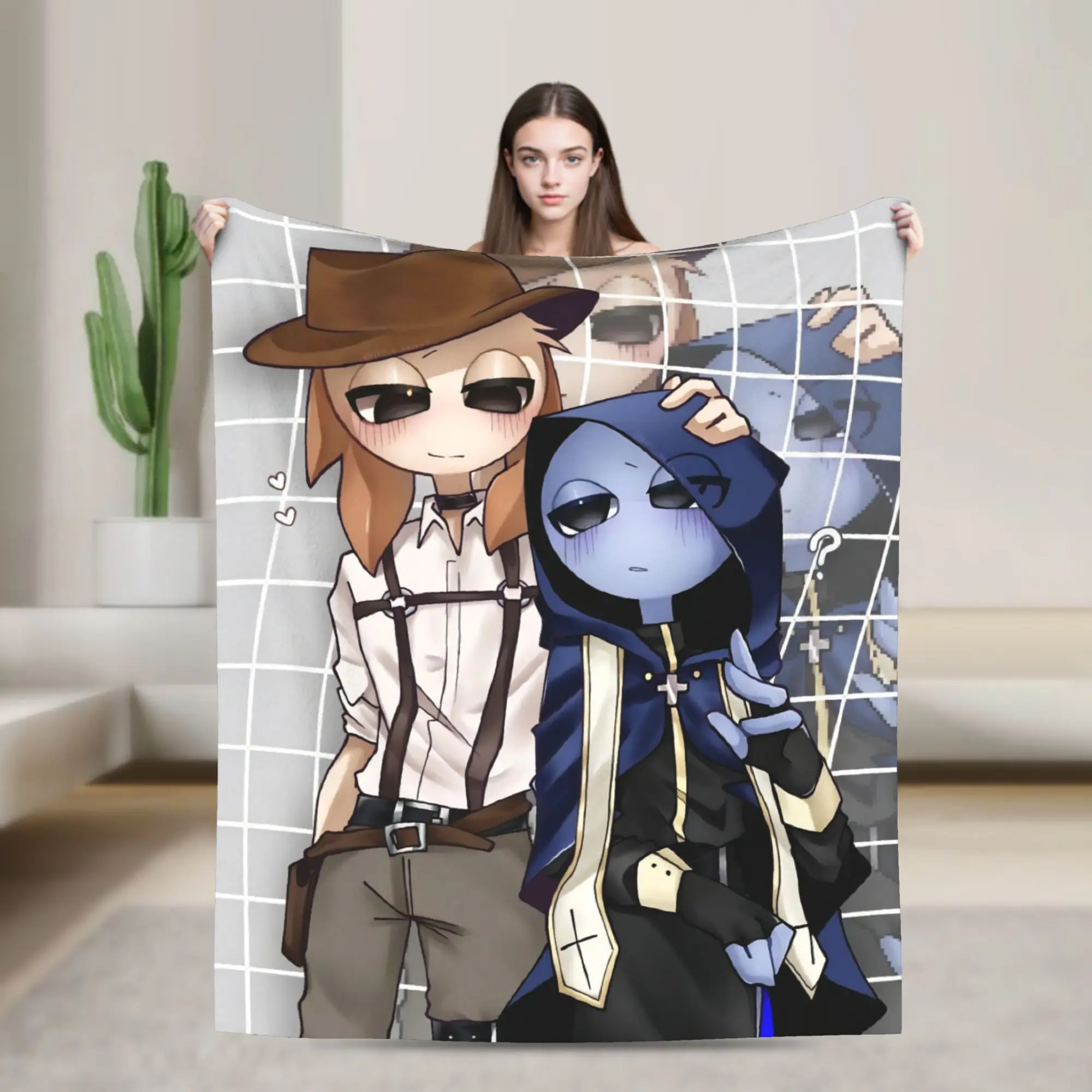 Tunner Jevin Sprunk Gamer Flannel Blanket  Vintage Throw Blanket for  Sofa Bedding Lounge 125*100cm Bedspreads