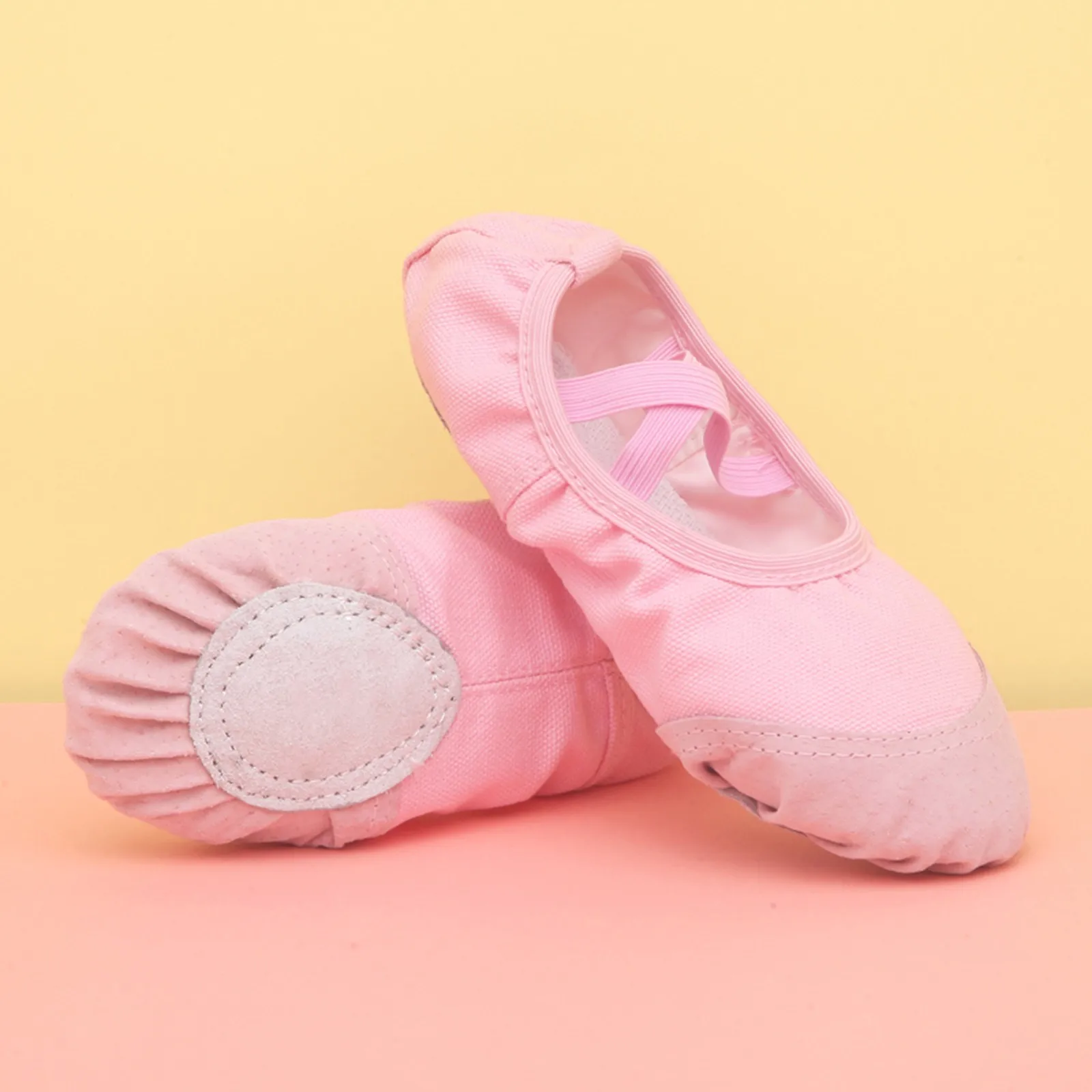 Girls Ballet Shoes Canvas Soft Sole Ballet Dance Slippers Flat Children Kids Practise Ballerina Shoes Unisex Dance Shoes Zapatos