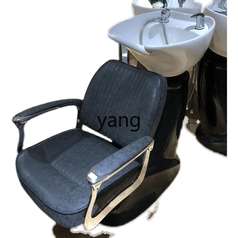 Yjq seated haircut shampoo bed ceramic deep basin high-grade flush seated shampoo bed