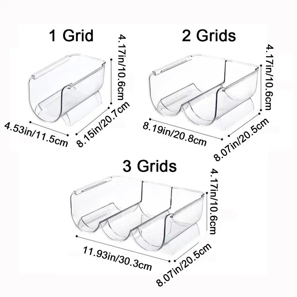 Plastic Cup Holder Anti-Fall Transparent Water Bottle Holder Saving Space Stackable Water Bottle Storage Rack Kitchen view 6