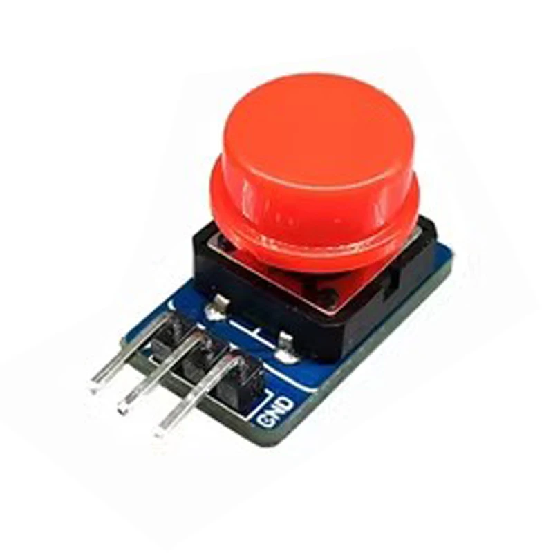 5pcs/lot 12X12MM Big key module Big button module Light touch switch module with hat High level output for arduino