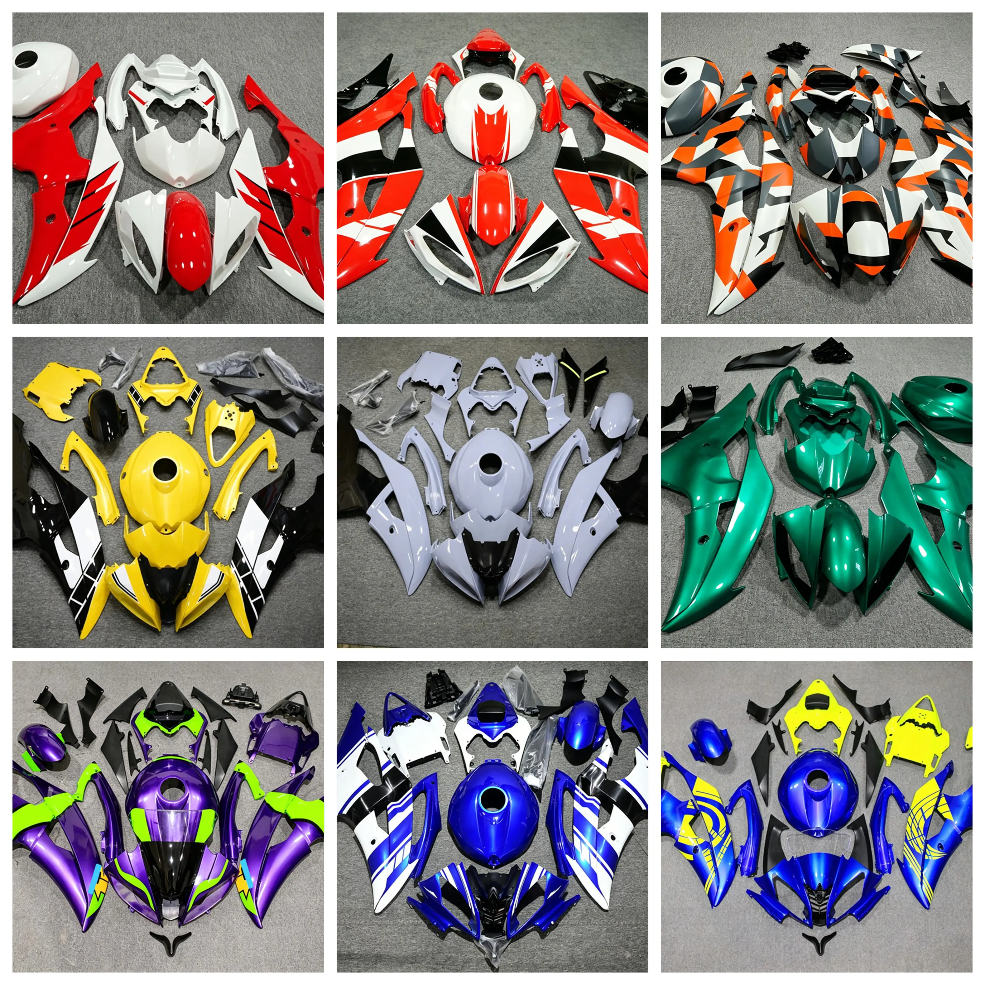 Suitable Yamaha YZF R6 2008 09 10 11 12 13 14 15 2016 motorcycle modification shell complete fairing including fuel tank cover