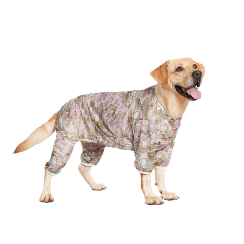 Ropa de verano para perros, mono, caniche, Bichon, Schnauzer, frontera, Collie, samoyedo, Husky, Labrador, Golden Retriever, ropa para perros grandes