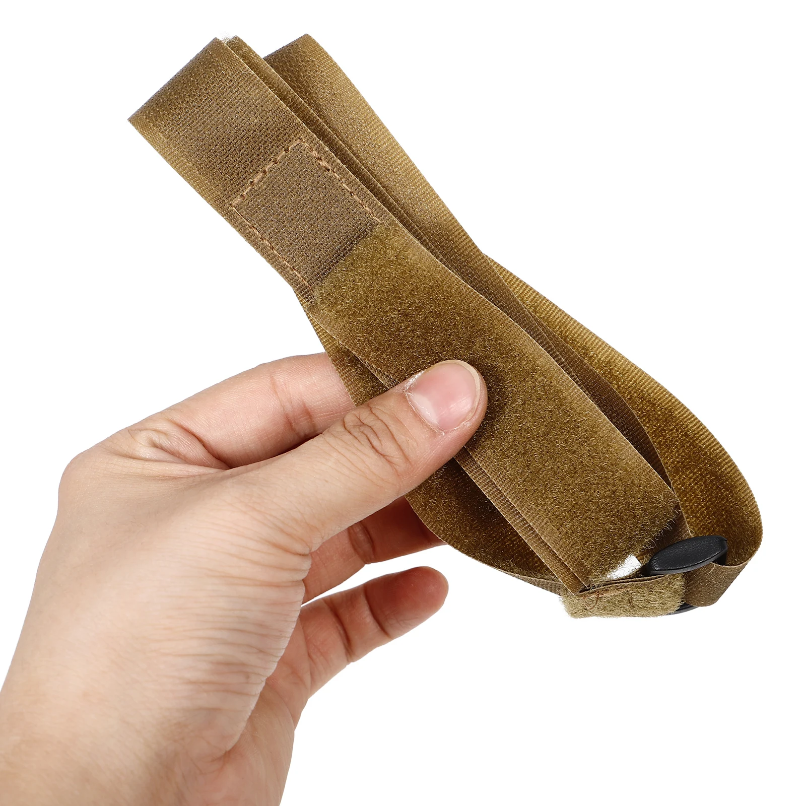 3 أزواج من أحزمة تجميع التخييم المصنوعة من النايلون المتين القابل للتعديل وحزام ربط للأمتعة للاستخدام الخارجي بلون كاكي يناسب حقيبة الظهر #6