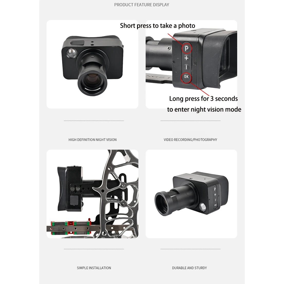 Dispositivo de visión nocturna NV99y, modelo de arco compuesto, mira óptica, equipo de caza con características de visibilidad mejoradas