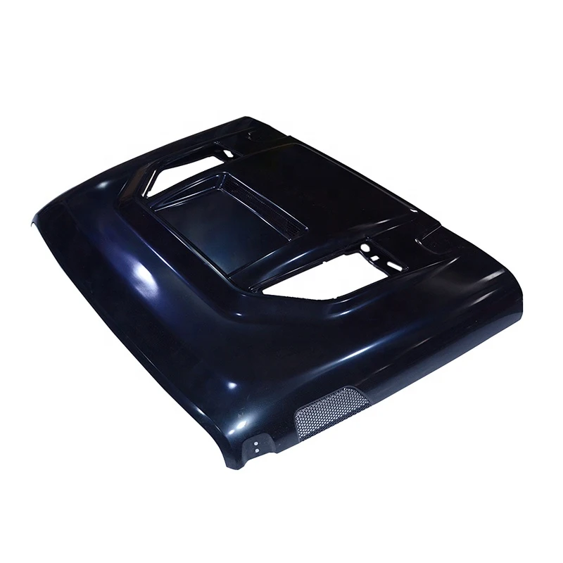 High Quality Steel 10th Anniversary Bonnet Hood With Bolt On Clips Compatible With Wrangler JL 2018 Plus Gladiator JT Pickup
