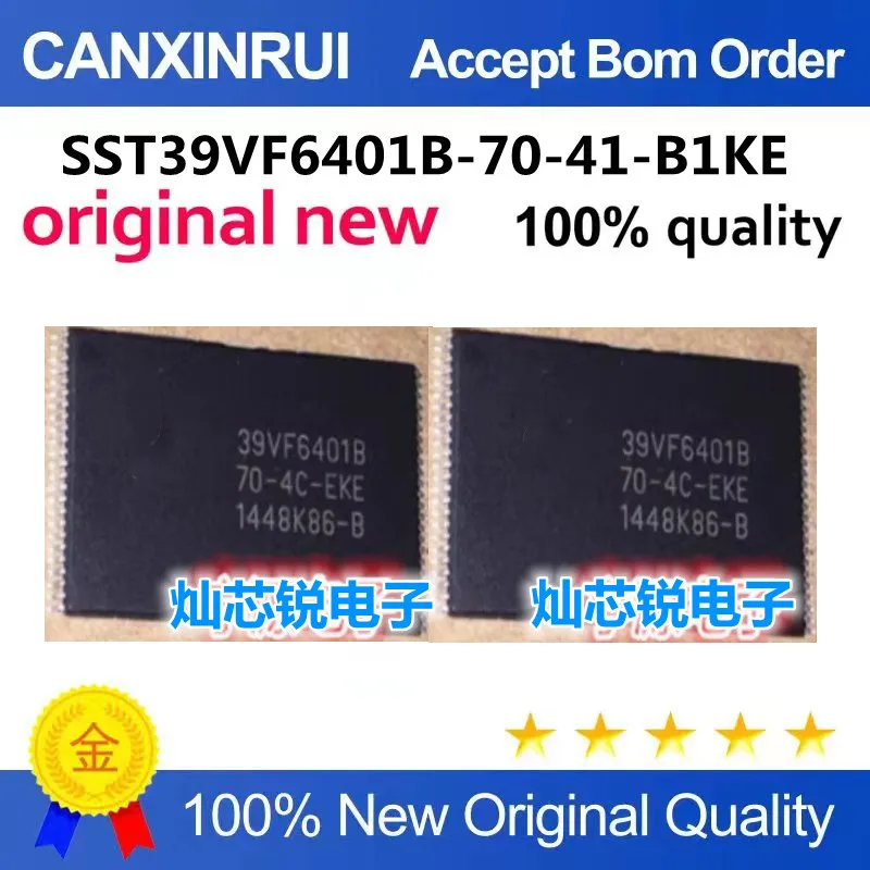 

Original New 100% quality SST39VF6401B-70-41-B1KE Electronic Components Integrated Circuits Chip