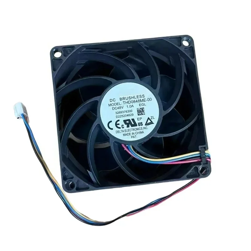 N+ Heavy‑Duty Cooling Fan THD0848ME 8038 48V 1A for Delta