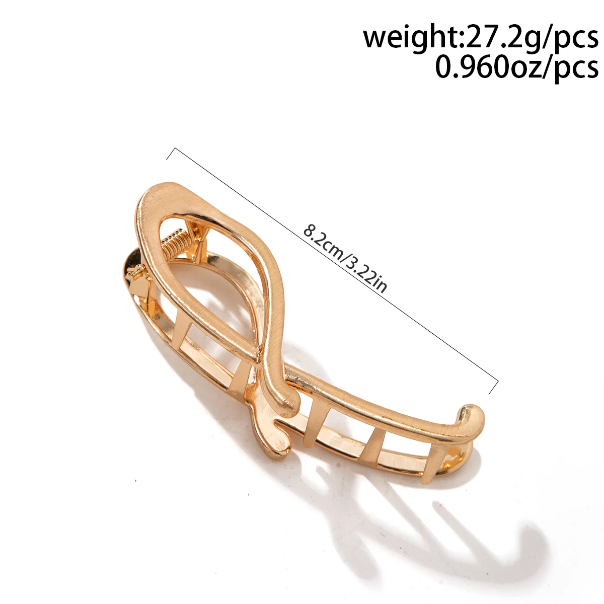 Ingemark 2025 新エレガントなゴールドカラーの幾何学的な金属ヘア爪ヴィンテージヘアクリップヘッドバンドヘアピントレンディな女性のヘアアクセサリー