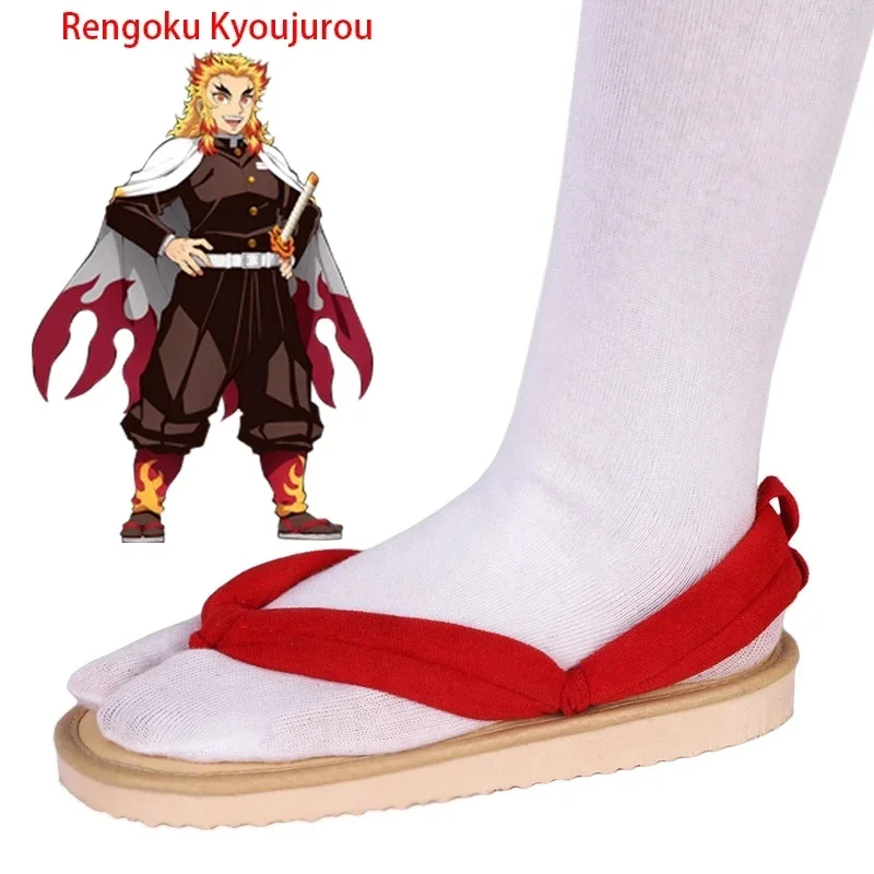 Anime Demônio Slayer Cosplay Acessórios, Kimetsu No Yaiba, Kamado Nezuko, Cosplay Tamancos, Kimono Flip Flops, Geta Chinelos