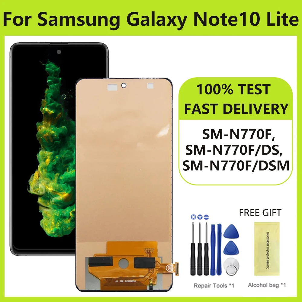 Display Screen for Samsung Galaxy Note10 Lite Lcd Display Touch Screen Digitizer for Samsung Note 10 Lite N770 N770F