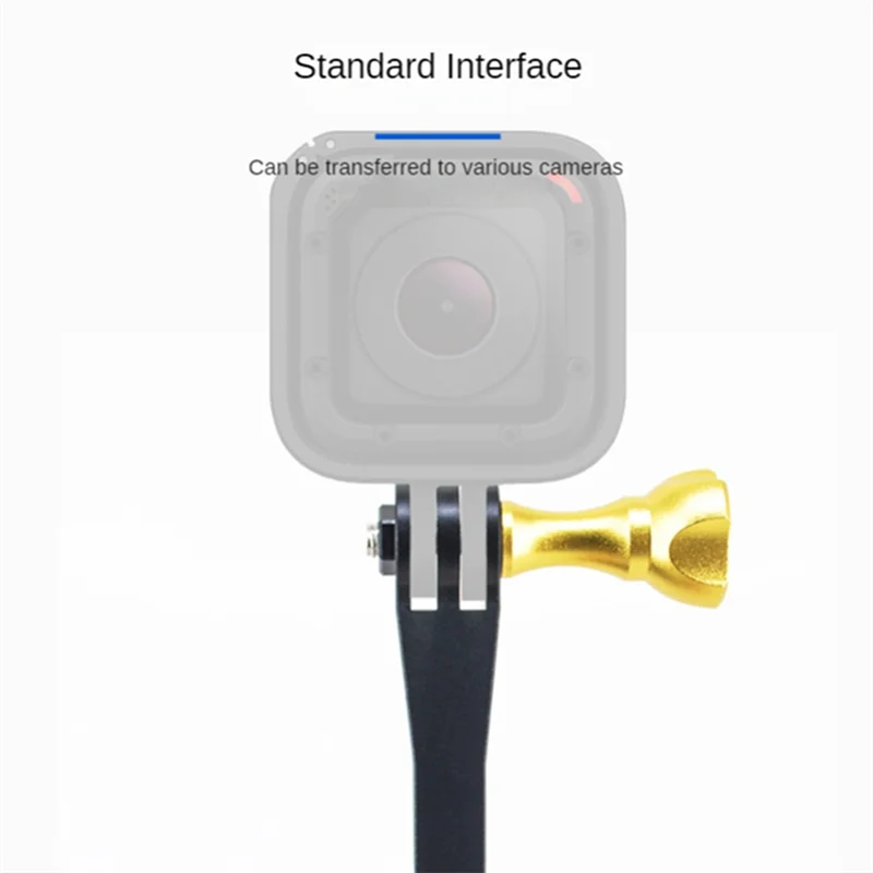 

TCES-For Gopro Hero 7/6/5 Camera Helmet Extension Selfie Bracket 3-In-1 Extension Stick Universal Extension Bracket