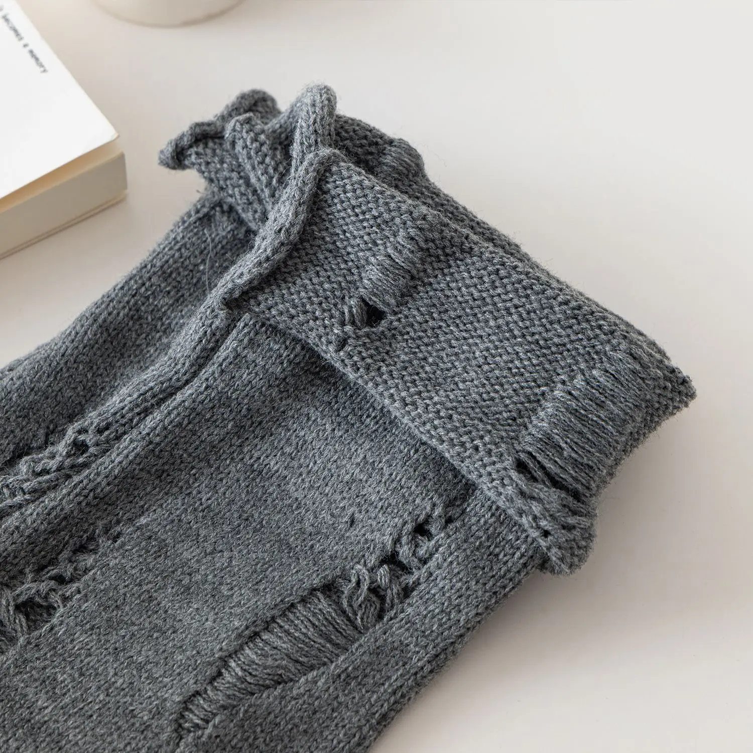 Nuevos productos de otoño e invierno, calcetines Millennium Hot Girl Y2k, personalidad Retro, estilo universitario, cubierta de pierna ancha con bridas