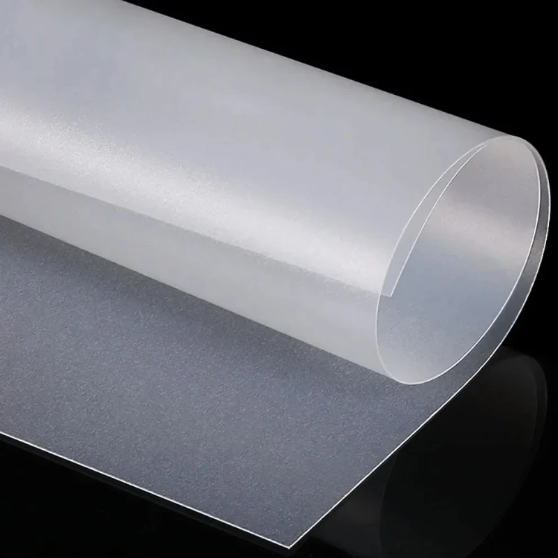Frosted Translucent PP Plastic Sheet  100x200 210x297 200x300 300x400mm Thickness 0.3/0.4/0.5/0.6/0.8/1/1.5/2mm