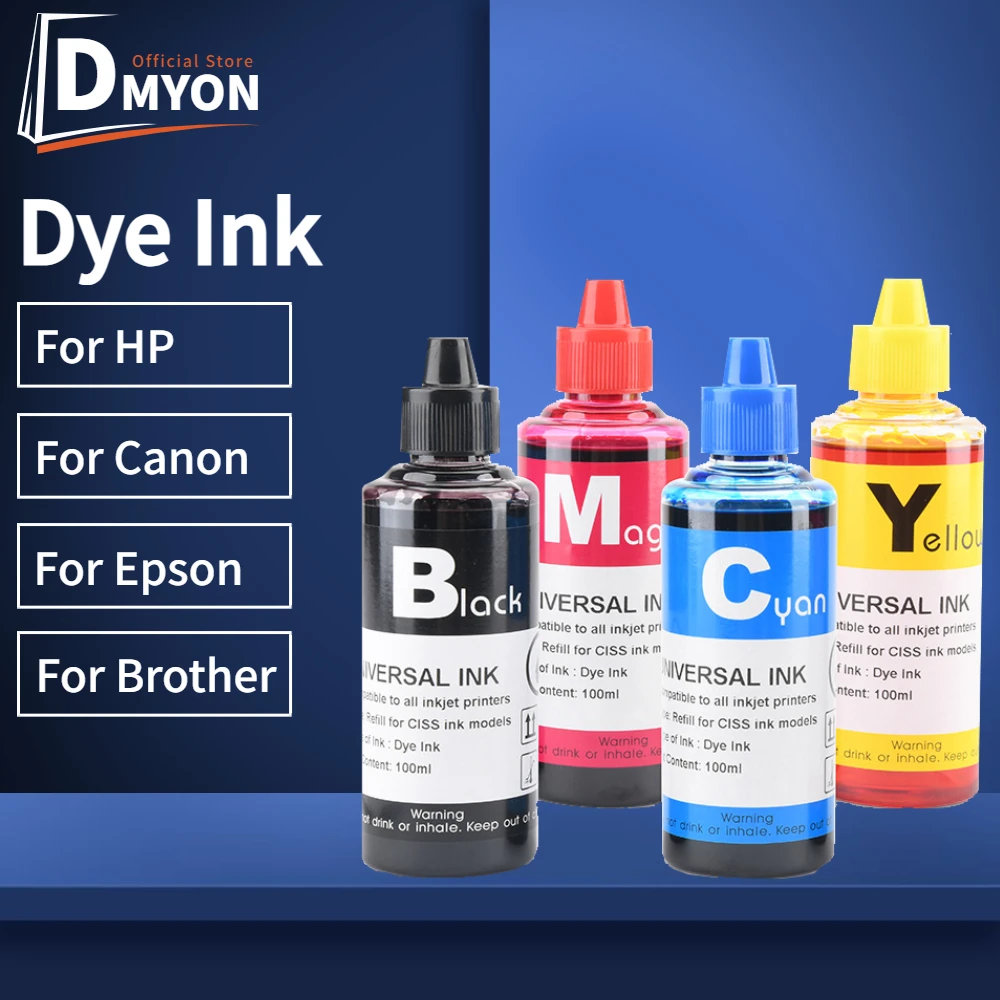 100ml Dye Ink Black Color Compatible for Canon PG510 CL511 Ink Refill Kits Pixma MP480 MP490 MP492 MP495 MP499 Ink Printer