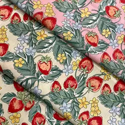 Rylin à motif de fruits pour la couture, impression numérique, robes de gril, jupe pour enfants, design original, 100% coton, similaire aux années 40, offres spéciales